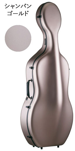 【チェロケース】Carbon Mac Case CFC-2S チェロ用カーボンマックハードケース シャンパンゴールド