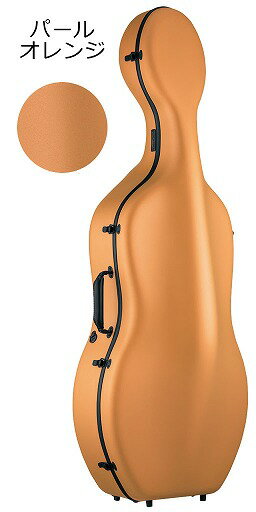【チェロケース】Carbon Mac Case CFC-2S チェロ用カーボンマックハードケース サテンパールオレンジ