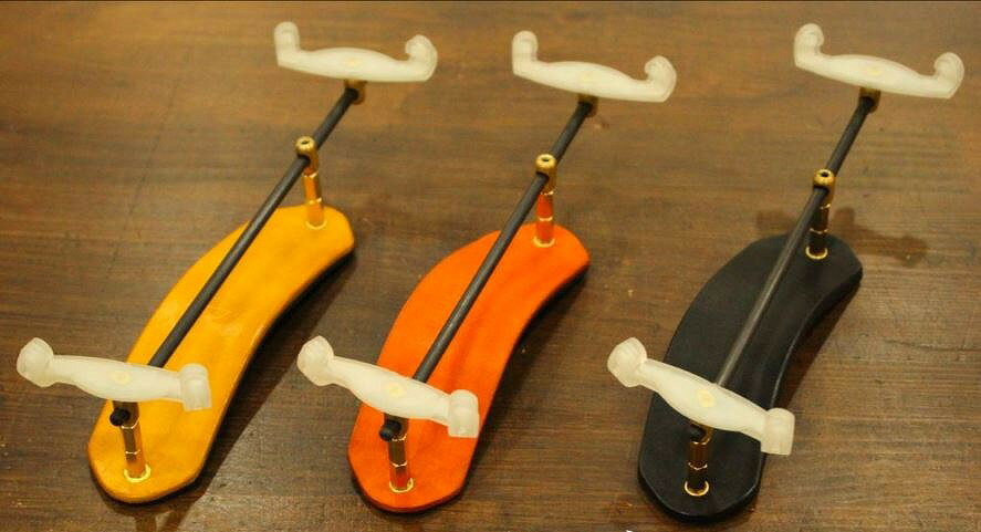 【バイオリン肩当て】SIXAR-JAPAN HAYATE☆47STANDARD 4/4 ORANGEハヤテ バイオリン用肩当て フルサイズ オレンジ お客様組立品