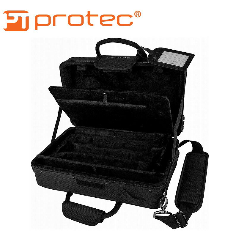 プロテック PROTEC クラリネット用セミハードケース 多収納タイプ PB307CA ブラック