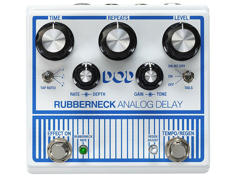 DOD Rubberneckディレイ アナログ タップテンポ