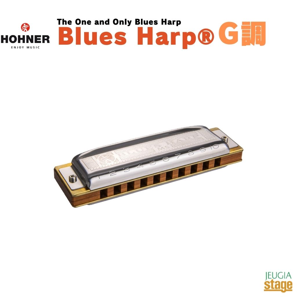 HOHNER Blues Harp® MS SERIES 532/20 Gホーナー ブルースハープ ハーモニカ ダイアトニックハーモニカ 10ホールハーモニカ