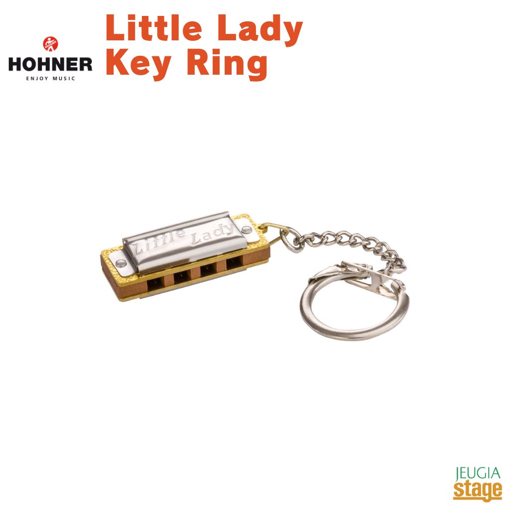 HOHNER Little Lady Key Ring MINIATURES SERIES - 109/8ホーナー リトルレディキーリング付きミニチュアハーモニカ キーホルダー【Stage-Rakuten Harmonica Lineup】