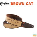 Right On! STRAPS BROWN CATライトオン ストラップ ブラウン 茶色 アニマル ネコ トンキニーズ猫 ねこ CAT 可愛い かわいい【St...