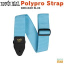ERNIEBALL P05377 POLYPRO GT/BS BK BLアーニーボール ストラップ BREAKER BLUE Polypro Strap【Stage-Rakuten Guitar Accessory】