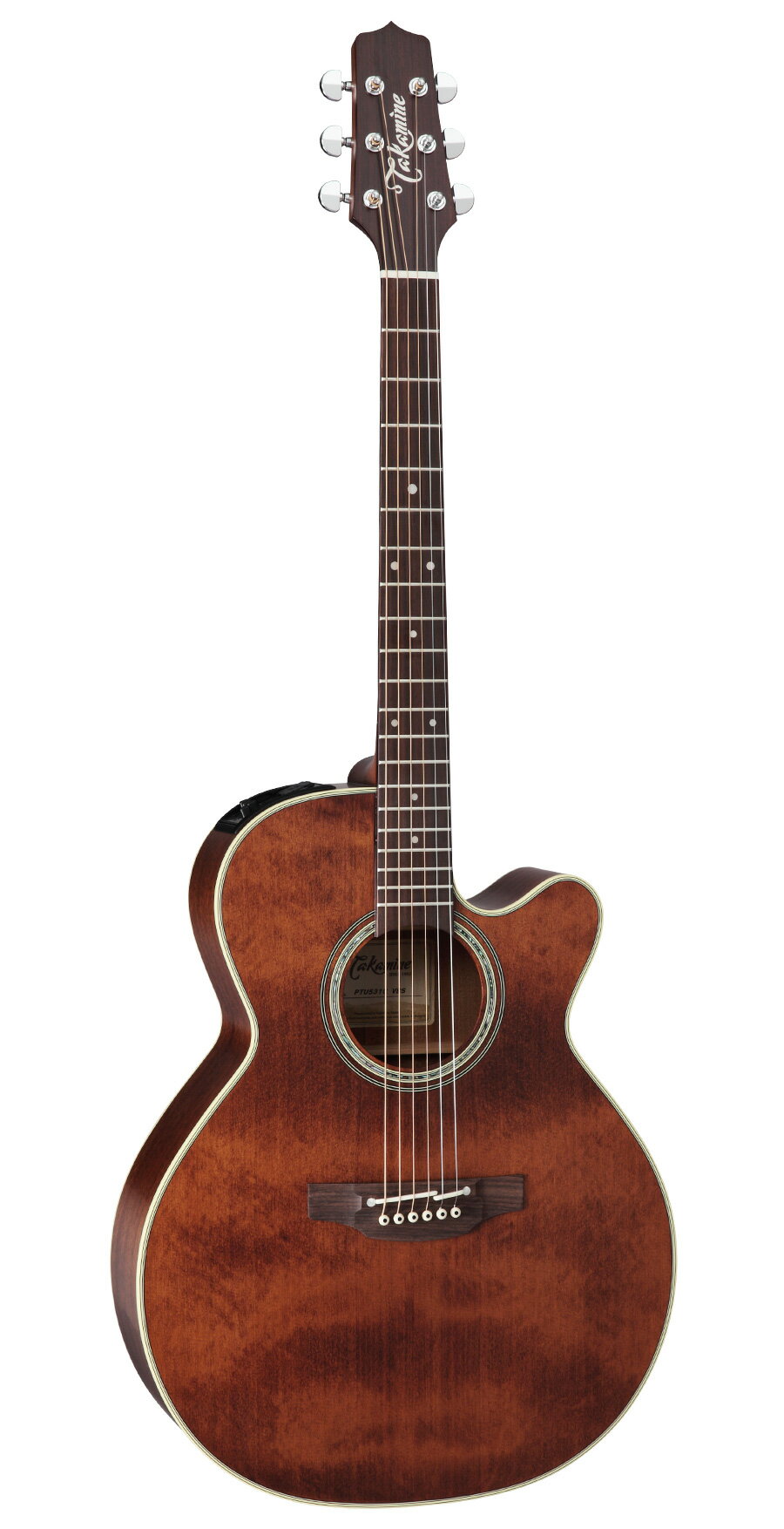 Takamine(タカミネ) PTU531C 特徴 充分なボディ容積を確保しつつ、大きさを感じさせないスマートなルックスを持つオリジナル・ボディ500シリーズは、 バランスに優れた明瞭なトーンと、座ってもスタンディングアクトでも変わらぬフィット感が得られます。 スタジアム・クラスのライブでも、生音も伝わる小規模のライブスペースでも その魅力が発揮される500シリーズは、プロミュージシャンから最も多く選ばれています。 Takamine(タカミネ) PTU531C 仕様 ・TOP：SOLID CEDAR ・BACK：SAPELE ・SIDES：SAPELE ・NECK：MAHOGANY ・FINGER BOARD：ROSEWOOD ・SCALE：644mm ・NUT WIDTH：42.5mm ・PRE-AMP：CT-4BII (PTU) ・POSITION MARK：DOT ・COLOR：VBS (satin) ・WITH GIG BAG：GB-W Takamine(タカミネ) PTU531C CT-4BII(PTU)プリアンプ MID、HIGHの3バンドで調節が可能で、 シンプルなコントロールシステムでありながら、 プロユースに対応するサウンドクオリティーを実現 ※商品画像はサンプルです。 ★掲載の商品は店頭や他のECサイトでも並行して販売しております。在庫情報の更新には最大限の努力をしておりますが、ご注文が完了しましても売り切れでご用意できない場合がございます。 　また、お取り寄せ商品の場合、生産完了・メーカー価格改定などの理由でご用意できない場合がございます。 　その際はご注文をキャンセルさせていただきますので、予めご了承くださいませ。 ★お届け先が北海道や沖縄、その他離島の場合、「送料無料」と表記の商品であっても別途中継料や送料を頂戴いたします。その際は改めてご連絡を差し上げますのでご了承ください。　