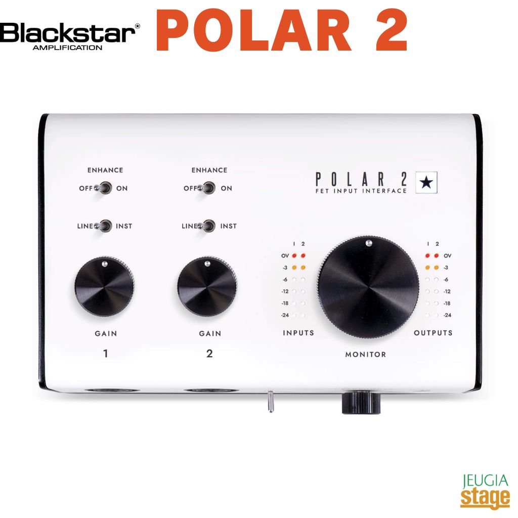 Blackstar POLAR 2ブラックスターポーラー2 オーディオインターフェイス USB【Stage-Rakuten Desk Top Music】