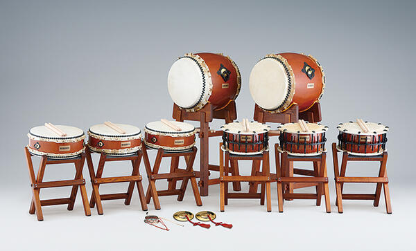 SUZUKI 郷のひびきシリーズ 幼保向け和太鼓Cセット(バチ付) HG-C鈴木楽器販売 スズキ 和太鼓【Stage-Rakuten Japanese musical instrument】