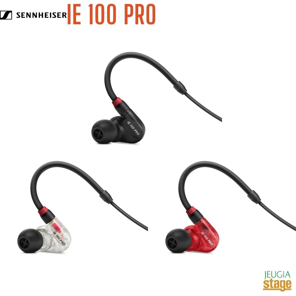 乐天商城 - SENNHEISER IE 100 PROCLEAR(クリア) BLACK(ブラック) RED(レッド)ゼンハイザー ダイナミックインイヤーモニター【Stage-Rakuten Public Address】イヤモニ 透明 黒 赤