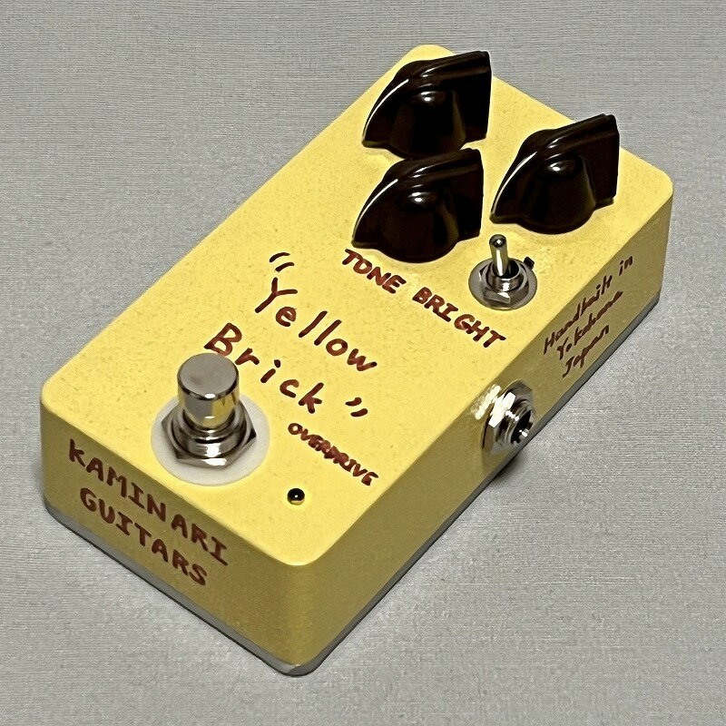 KAMINARI GUITARS Yellow Brick OverdriveK-EP-YB1カミナリギターズ エフェクター オーバードライブ【Stage-Rakiten Guitar Accessory】神鳴 effector effect pedal