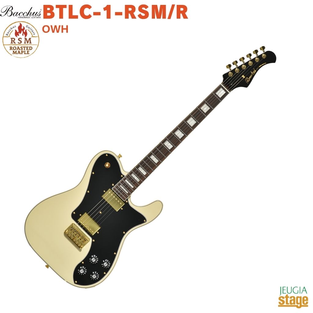 Bacchus BTLC-1-RSM/R OWH(Olympic White)Universe Seriesバッカス エレキギター ユニバースシリーズ oオリンピックホワイト テレキャスター【Stage-Rakuten Guitar】白 TLモデル ローステッドメイプル