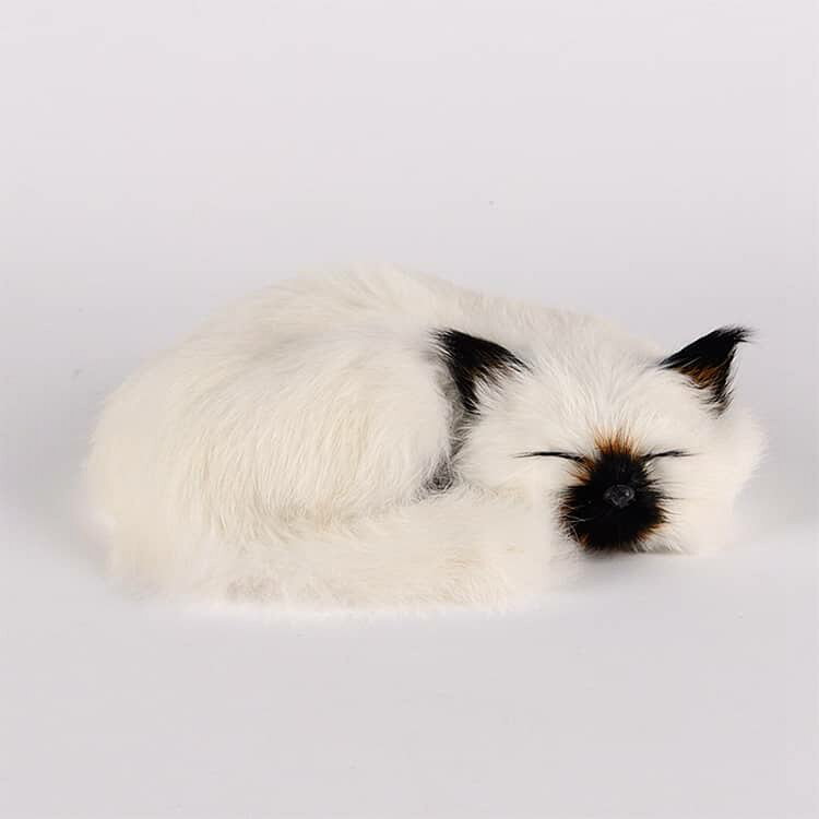 置物 インテリア ネコちゃん 猫 寝そべり 本物そっくり 部屋飾り ぬいぐるみ もこもこ リアル 動物 アニマル ねこ 可愛い 猫のぬいぐるみ 癒し系 お見舞い 置物 子供 大人 おもちゃ 家族 クリスマス 誕生日 プレゼント [3]