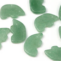 穴あきリーズナブルストーン可愛い動物のアベンチュリン！