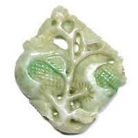 【Xmas限定・厳選20％OFF+楽天ポイント】本翡翠カービング 宝石 ルース 126．34CT