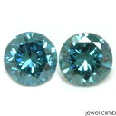 【ペアストーンセット価格】ブルーダイヤモンド 宝石 ルース ≪ペアストーン≫0.16CT(4)