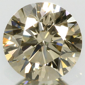 ファンシーライトイエロニッシュブラウンダイヤモンド 宝石 ルース 0．258CT