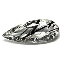 ブラックトルマリン ・ルチルクォーツ 宝石 ルース 10．65CTのサムネイル