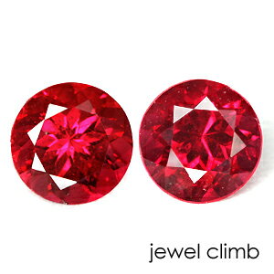 【ペアストーンセット価格】レッドスピネル 宝石 ルース ≪ペアストーン≫ 0.40CT