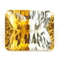 素晴らしい透明感と煌き！バイカラーシトリン 宝石 ルース 4．75CT