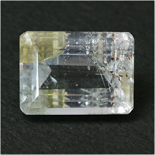 インクルージョン(Iron Oxides) イン非加熱トパーズ 宝石 ルース 6．35CT