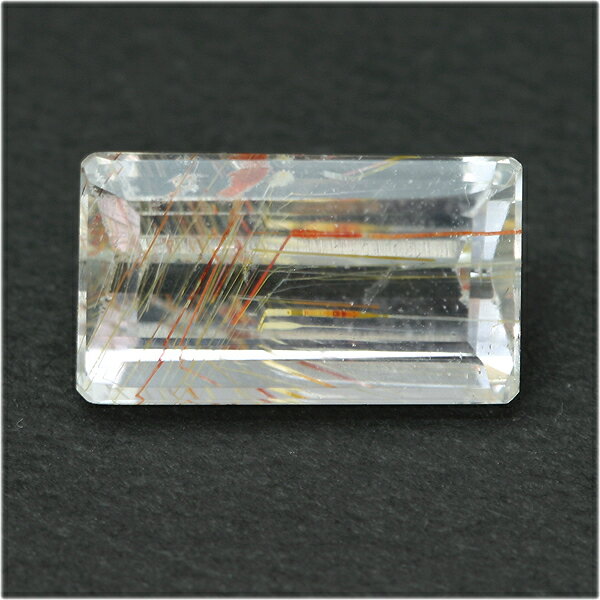 インクルージョン(Iron Oxides) イン非加熱トパーズ 宝石 ルース 5．17CT