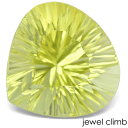 　 宝石 クォーツ(レモンシトリン又はレモンクォーツ)Lemon Quartz 重量 52．17CT 　 形状 ペアシェイプ 寸法 26．45x25．65x18．18mm 　 産地 アフリカ 硬度 7 　 品質 VS 色相 A 　 備考 『 カラーストーンの品質と色相の表記について　』 【ルース鑑別書付き】 　 　 【黄色石】 -------------------------------------------- ◆解らないことがございましたらお気軽にお問い合わせください。 　当店スタッフが丁寧にご説明させて頂きます。 ◆ジュエリー加工をご希望の方は、お気軽にご相談ください。 　≫≫クライム工房 ◆当店では 天然石 のダイヤモンド、ルビー、サファイア、エメラルド等 宝石の国 と呼ばれるタイをはじめ様々な地域から世界中の希少な宝石を直輸入価格にて販売しております。 クリスマス　お誕生日 にルースのみ、後日ジュエリー加工というのも可能です。 指輪やリングは勿論のこと、ペンダント・ネックレス・イヤリング・ピアス・ボディピアス等 あらゆるジュエリー、アクセサリーの制作をお承っております。 オリジナルジュエリーを簡単に作成が出来ます。初心者の方でもお気軽にご相談くださいませ。 　 --------------------------------------------【ルース鑑別書付き】 特殊カットが施された大粒結晶！ レモンシトリン52．17CT RECOMMEND　POINT ふっくらとしたマロンカットが印象的！ 細やかなコンケーブカットが施された輝き豊かなレモンシトリンです。 拘りを感じさせるカットを結晶全体に施したレモンシトリン。 結晶を正面より眺めますと、 キューレットより光線のような輝きを放ち 光の演出が大変美しい結晶です。 この特長的な輝きは、コンケーブと呼ばれるカッティングによるものです。 クラウンからガードルにかけて、そしてもパビリオン部分も ファセット同士が平らな角で接しているのではなく、 間を窪ませる事によって凹凸が生まれ 正面から見た際に光線のような輝きに見える特徴があります。 この美しい輝きは爽やかな宝石のみ有効で ルビーやサファイアにカットしても上手く輝きが反映せず美しくありません。 それ以前に削る部分多くなりますので どのような宝石でも見かける機会は大変少ないです。 内包物等も殆どなく抜群の透明度を誇る大粒結晶。 栗のような形からマロンカットと呼ばれている 特長的な形状も大変魅力的です。 勢いさえ感じさせる素晴らしい輝きをお楽しみください！ 　