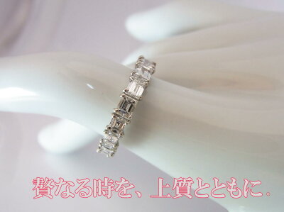 PT900天然ダイヤバケットカットリングD.2.00ct