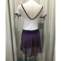 バレエスカートパドドゥスカートAネイビーメッシュxブラックパンツJewelesqueオリジナル