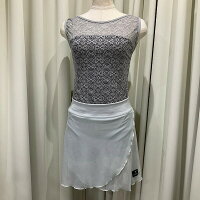 バレエスカートパドドゥスカートAタイプダークモカメッシュxダークモカJewelesqueオリジナル