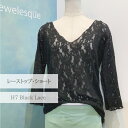 レーストップ・ショート丈 H7 Black レース Jewelesqueオリジナル
