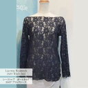レーストップ・ボートネックタイプ 2507 ブラックレース Jewelesqueオリジナルlacetop-boatneck-2507bklace