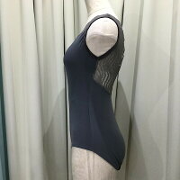 レース襟レオタード★ブラウンJewelesqueオリジナル