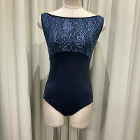 ボートネックレオタードコーラルJewelesqueオリジナル