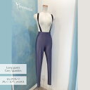 ★50% OFF SALE! ★ロングパンツ グレースパンデックス サスペンダー付きlongpants-grey-spandex