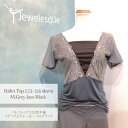 Х쥨ȥå123 Ⱦµ졼x졼x֥å֥ݥåդJewelesqueꥸʥbt123-qs-Dgrey-lace-black