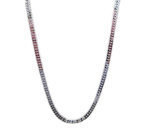 プラチナ 6面 ダブル 喜平 ネックレス 60cm