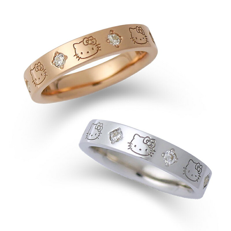 ハローキティ シンプル　リング　"Lan Fang Ring” リング 大人 グッズ 指輪 かわいい　 レディース ジュエリー　キティちゃん アクセサリー 誕生日 ギフト プレゼント 女性 サンリオのサムネイル
