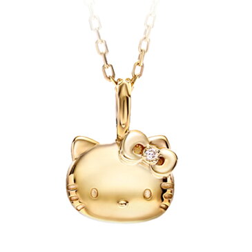 ハローキティ 18金 ネックレスキティちゃん 大人 グッズ ダイヤ レディースジュエリーアクセサリー 誕生日プレゼント 誕生日 記念日 プレゼント ギフト 女性 猫 20代 30代 40代 50代 ご褒美 クリスマス クリスマスプレゼント