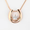 K18 PG ダイヤネックレス ピンクゴールド 18金 0.1ct 18k ネックレス 