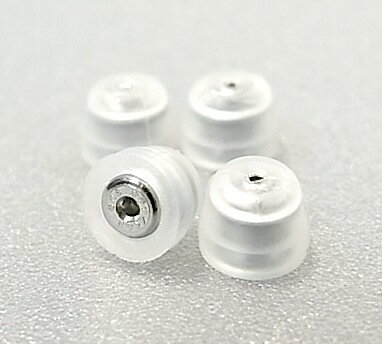 《メール便送料無料》ピアスキャッチ 左右2ペアセット★落ちない ピアスキャッチ 【オチナイくん2】★あなたのピアスをしっかり ピアスロック ♪【 落ちないピアス...