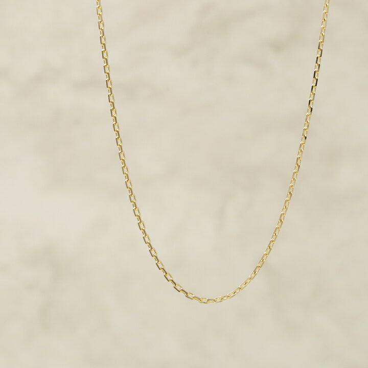 アズキチェーン 小豆チェーン ゴールドチェーンネックレス ゴールド ネックレス チェーン 18k K18 男性 メンズネックレス プレゼント Mens 開店記念セール 18金 18k 幅1 5mm ジュエリー ゴールドネックレス 4面カット レディース 女性 メンズ ディーヴァス K18