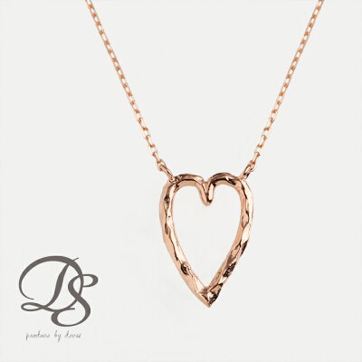 ピンクゴールド ネックレスハート レディース 18金 18k PG DEVAS ディーヴァス プレゼント