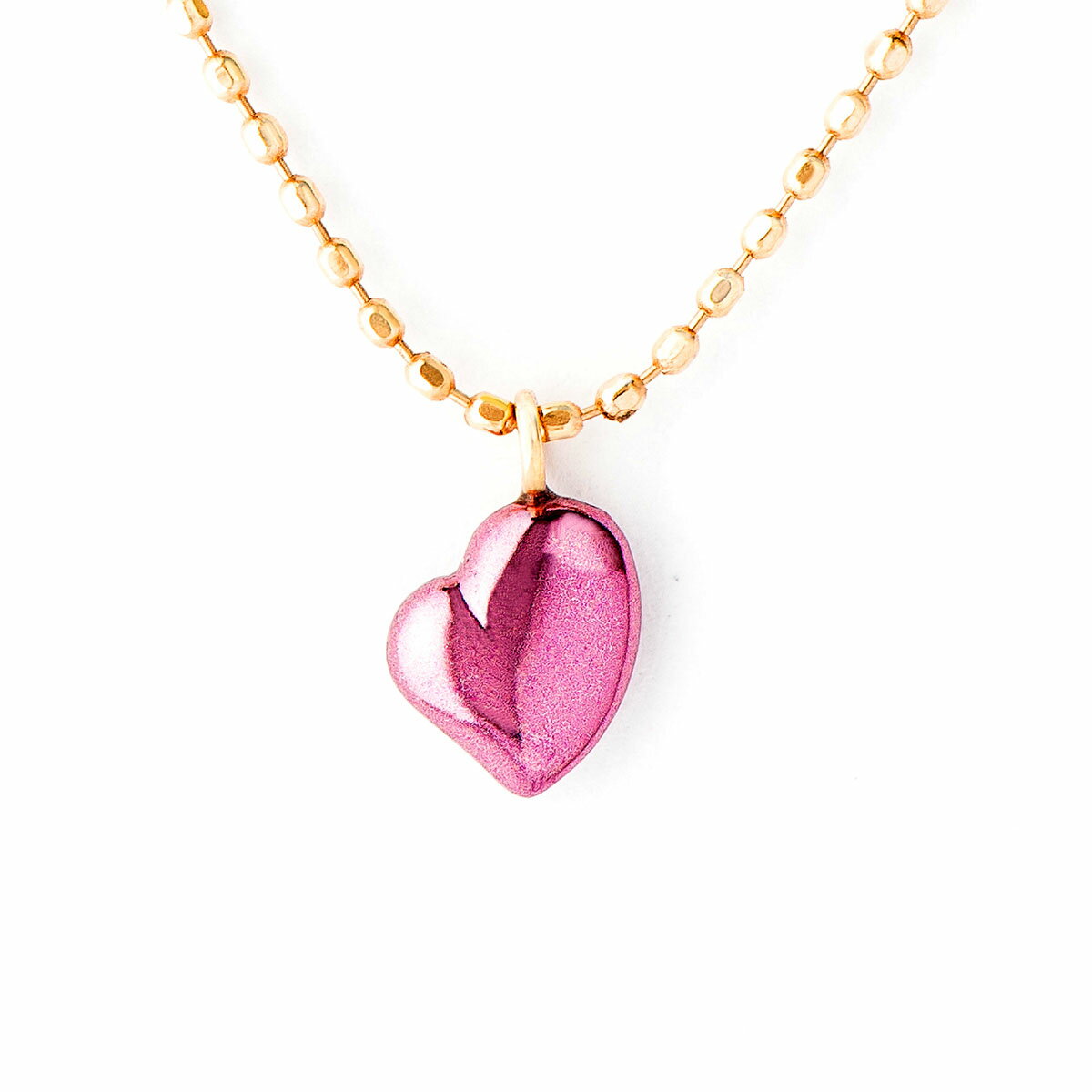 Cierin Cute ڥȥͥå쥹 Loving Heart K18 PURPLE GOLD(18 ǥ ץ쥼  ե ǰ ѡץ르 )