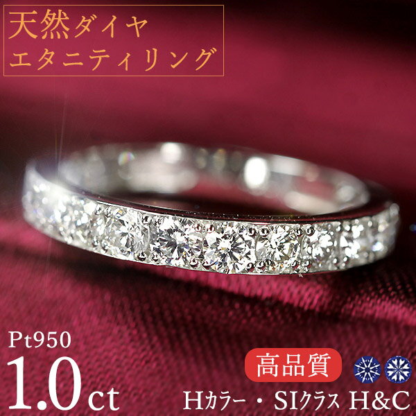 天然ダイヤモンドエタニティリングP...
