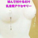 ニップルクリップ ムーン クリスタル シルバー 三日月 クレッセント 乳首アクセサリー ニップル 乳首 ジュエリーハナゾノ