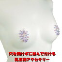 ニップルハガー レイシートリコロールカラー 乳首アクセサリー ニップル 乳首 ジュエリーハナゾノ