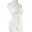 ジュエリースリーインワン ラビアリング アクアマリン ゴールド クローズドダイヤレーン 乳首 3in1 ジュエリーハナゾノ