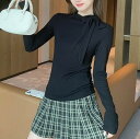 【期間限定ポイント5倍!】りぼんタイ 長袖 レディース ガーリー ロマンティック クラシカル シンプル 無地 カットソー おしゃれ お出かけ XL エレガント ...