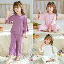 【期間限定ポイント5倍!】人気 女の子 子供服 ルームウェア 2点セット キッズ パジャマ 寝巻き 上下 セット ベビー カジュアル 春 夏 秋 新品 部屋着 ...
