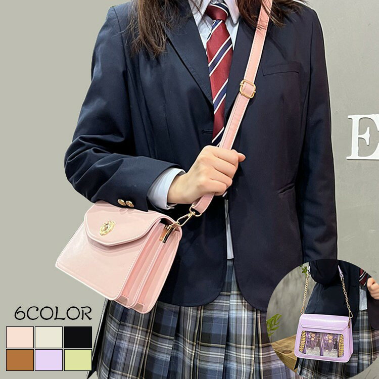 痛バ 痛バッグ ショルダーバッグ レディース バッグ カバン トートバッグ 推し活 推し 缶バッチ かわい..